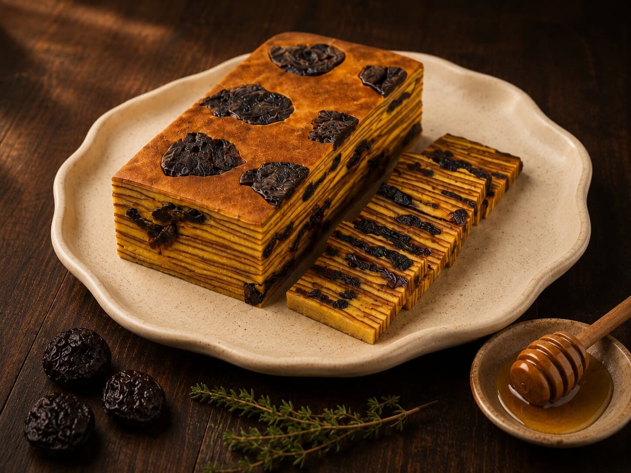Lapis Prunes dengan potongan buah prune premium